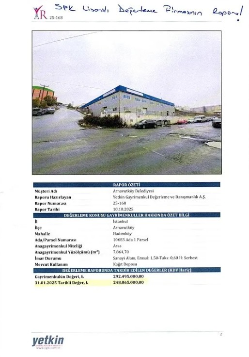 Arnavutköy Belediye Başkanı’ndan belgeli yanıt! Tek tek rakamlarla açıkladı